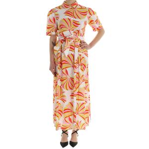 VESTITO DAMISE PALMS BIANCO